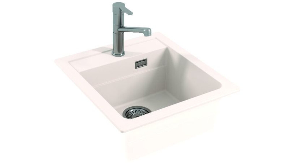 Zlewozmywak ALVEUS Atrox 20 1148161 Czarny wymiary przestronna komora wygoda Minimalna podbudowa zabudowa wpuszczany podwieszany syfon montaż