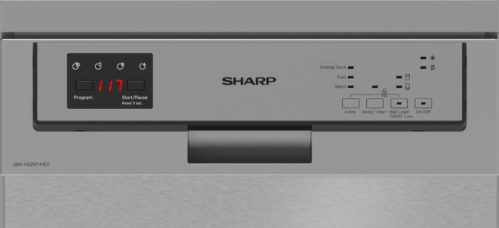 Zmywarka SHARP QW-HS25F44DI-EU panel sterowanie programy funkcje