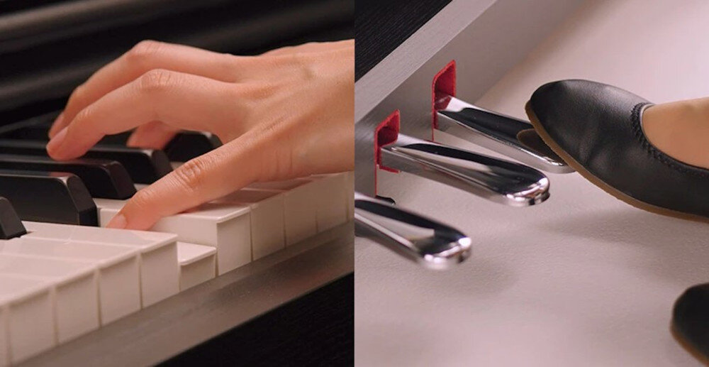 Pianino cyfrowe YAMAHA YDP-145 - Naturalna mechanika klawiszy