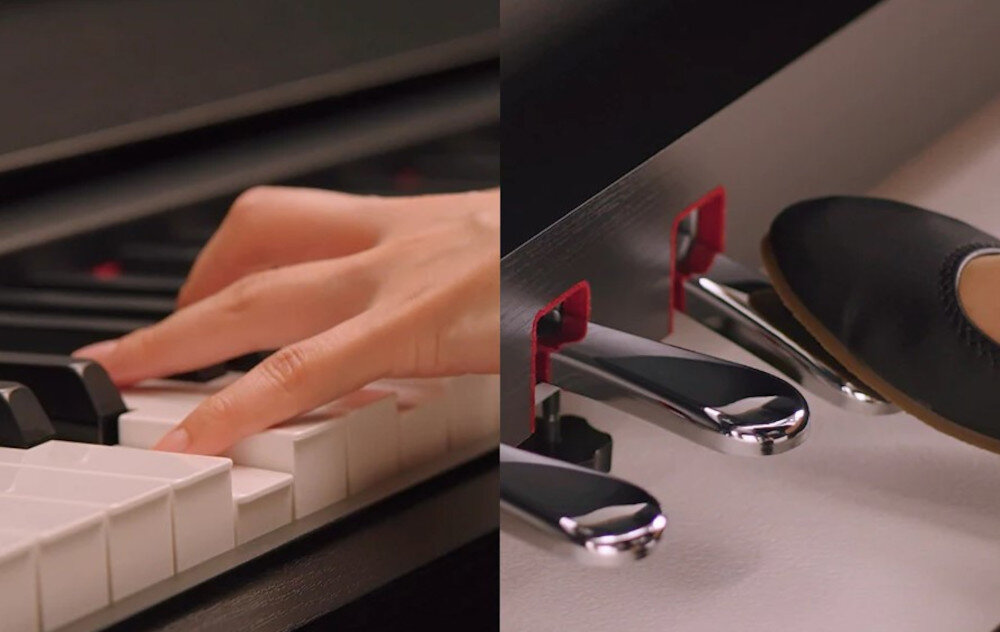 Pianino cyfrowe YAMAHA YDP-S35WA - Autentyczne walory gry, pedały, klawisze pianina