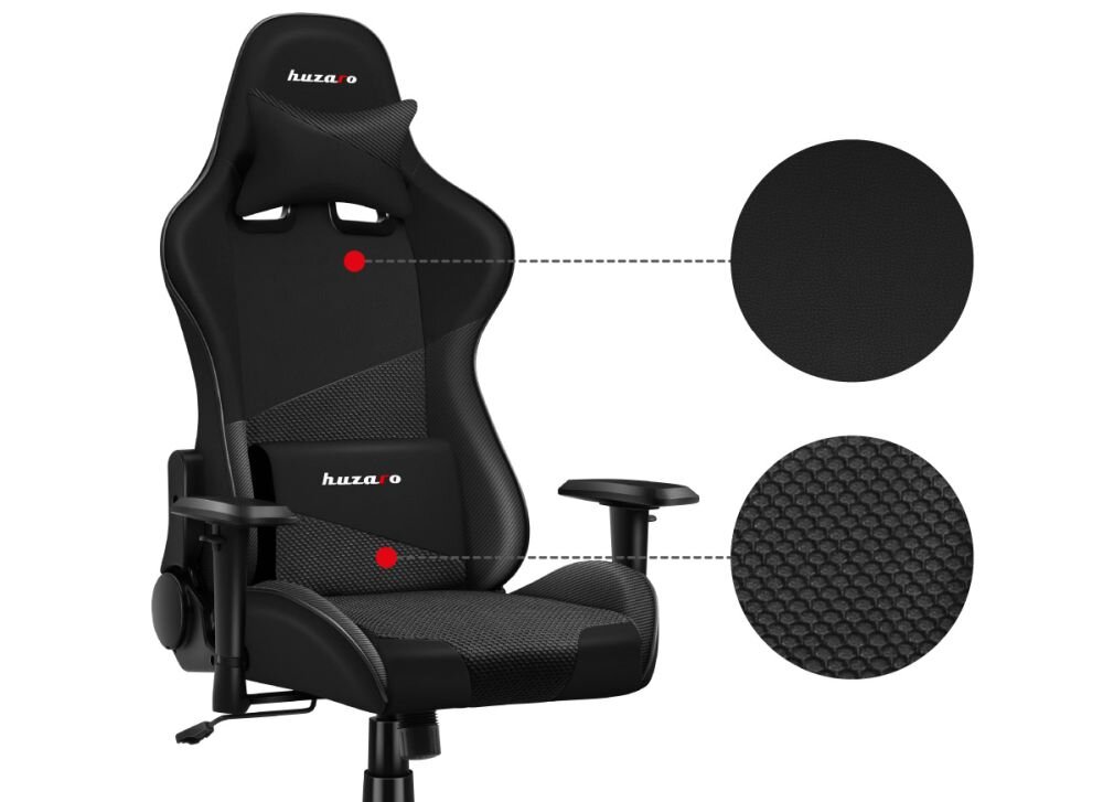 Fotel HUZARO Force 6.2 solidnosc wytrzymalosc pianka stabilnosc wygoda