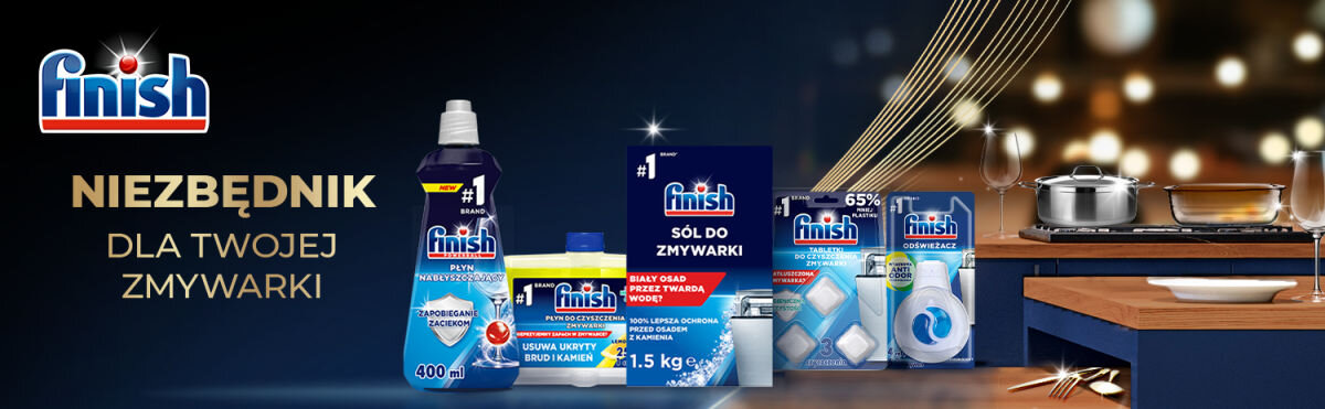 Kapsułki do zmywarek FINISH Powerball Ultimate Plus All In 1 Fresh - 4 szt. płyn nabłyszczający płyn do czyszczenia zmywarki sól do zmywarki tabletki do czyszczenia zmywarki odświeżacz do zmywarki Anti Odor