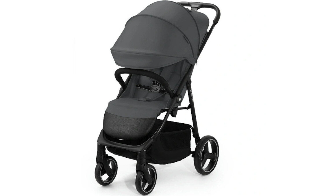 Wózek spacerowy KINDERKRAFT Trig 3 szary system CLICK & FOLD niska waga dziecko użytkowanie korzystanie
