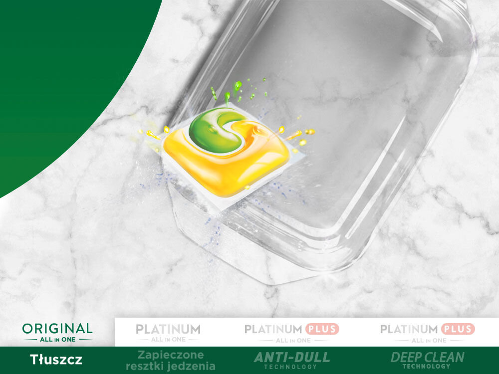 Kapsułki do zmywarki FAIRY Original All in One Lemon bez rozpakowywania