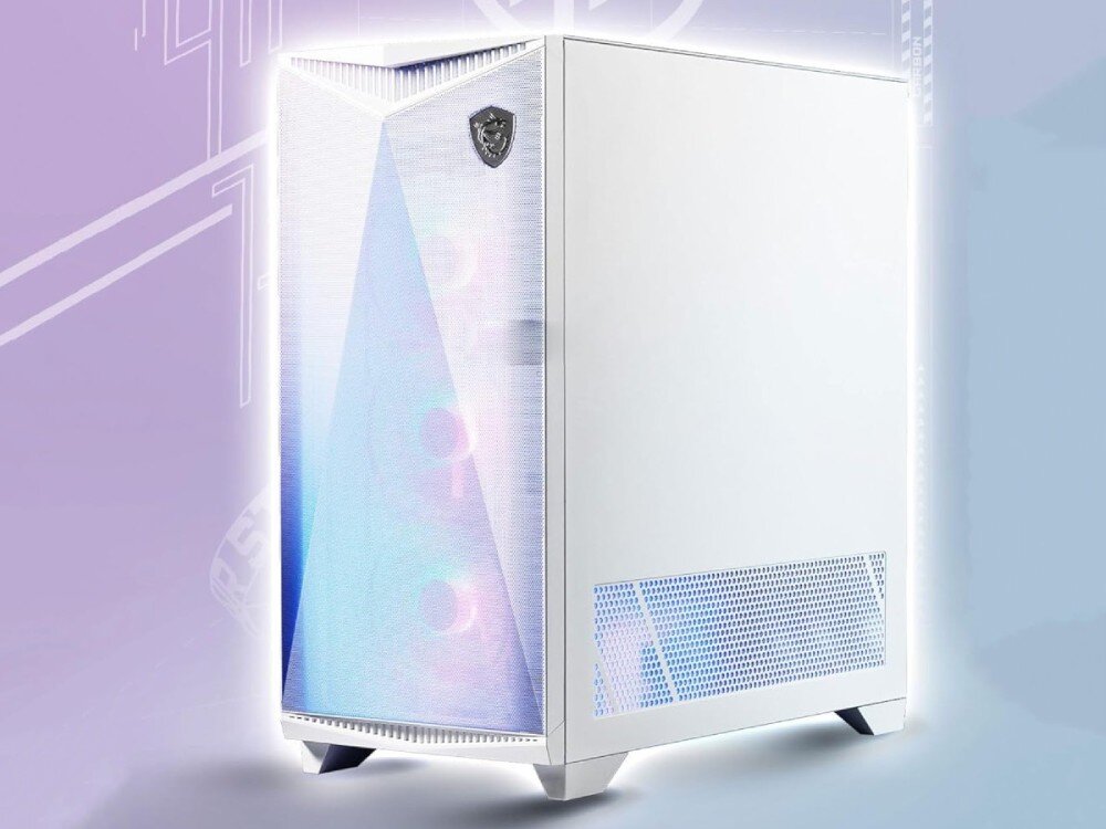 Komputer MAD DOG PBM WH GUNGNIR300R-I02WR32 i7-14700KF 32GB RAM 2TB SSD GeForce 4070Ti Super Windows 11 Home obudowa wygląd podświetlenie filtr porty