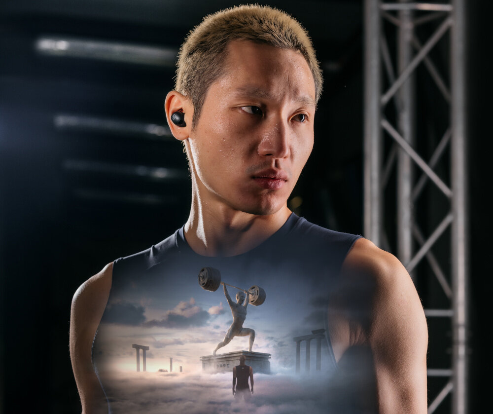 Słuchawki dokanałowe SENNHEISER Momentum sport sterowanie tap control dotyk wysilek fizyczny