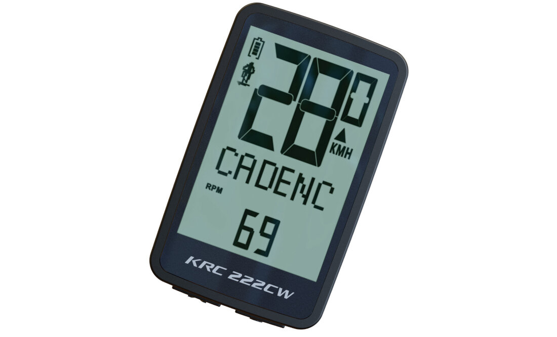 Licznik rowerowy KROSS KRC 222CW 22 funkcje potrzeby pomiar kadencji licznik dla dwóch rowerów