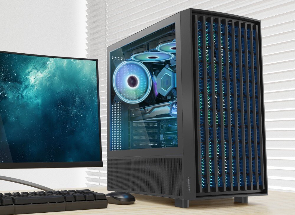 Obudowa MODECOM Breeze ARGB Flow Czarny opis