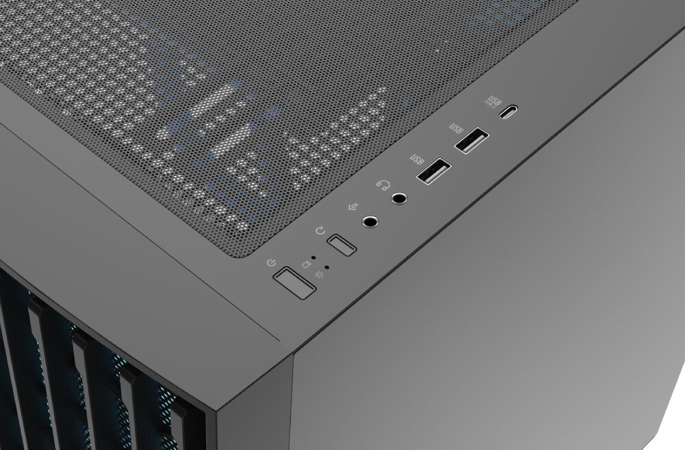 Obudowa MODECOM Breeze ARGB Flow Czarny filtry czyszczenie porty gniazda