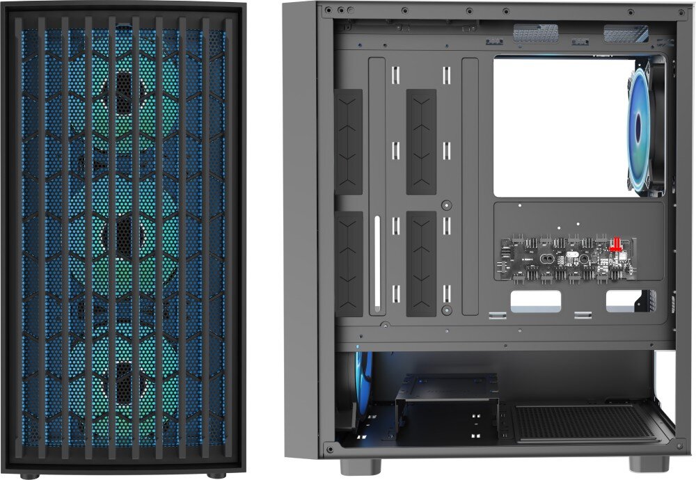 Obudowa MODECOM Breeze ARGB Flow Czarny montaż dysków długość karty graficznej wysokość chłodzenia