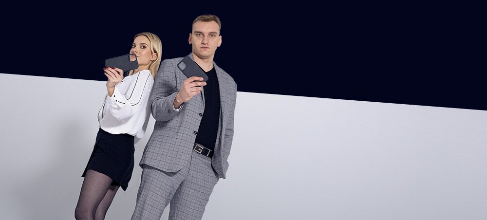 Etui 3MK Hardy Silky Leather MagCase skórzane etui system MagSafe iPhone i Samsung Galaxy ładowanie bezprzewodowe