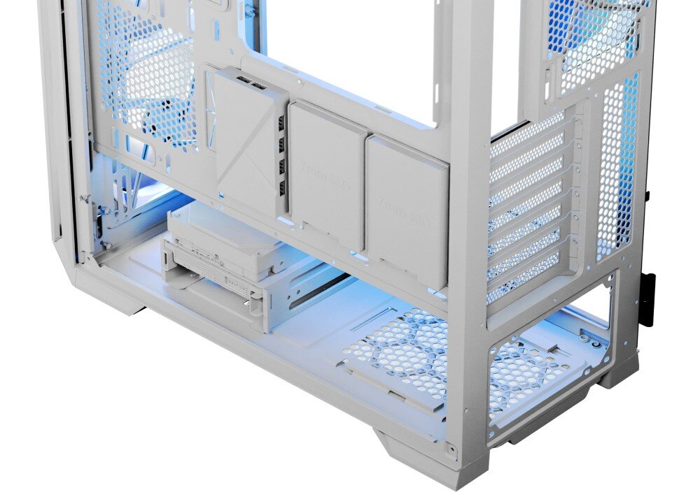 Obudowa MODECOM Horizon ARGB Flow Midi Biały wnęki dyski instalacja