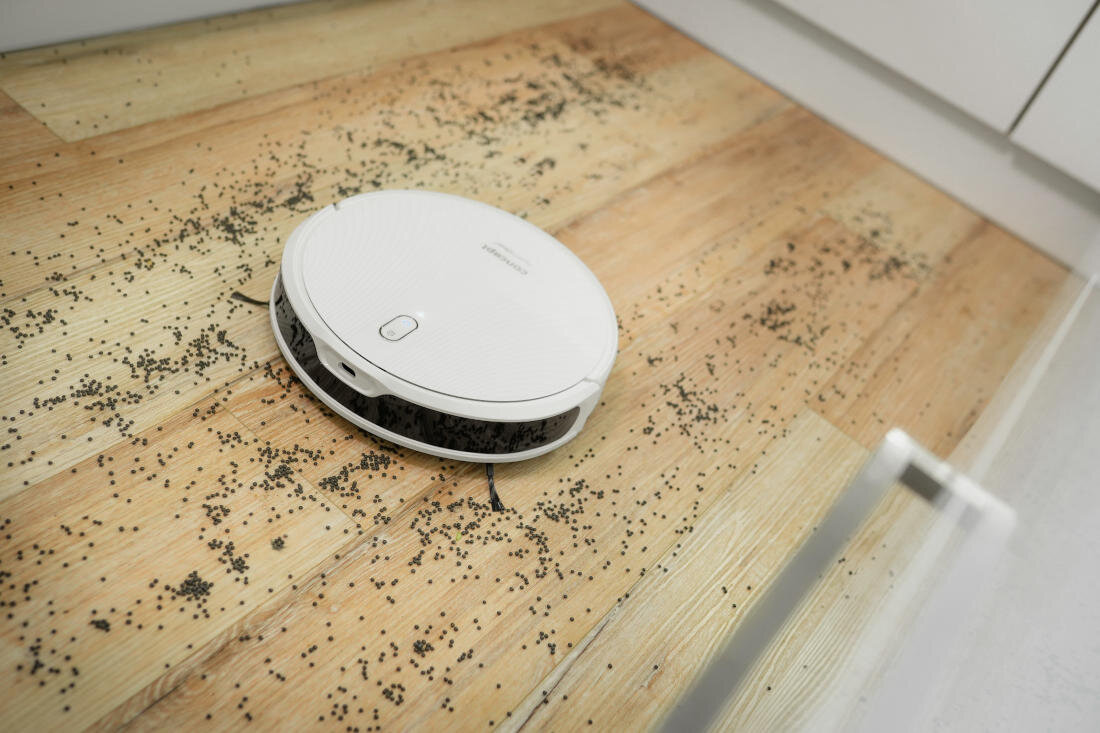 Robot sprzątający CONCEPT VR3350 2w1 Perfect Clean Język polski wybór możliwości preferowany głos żeński męski preferencje