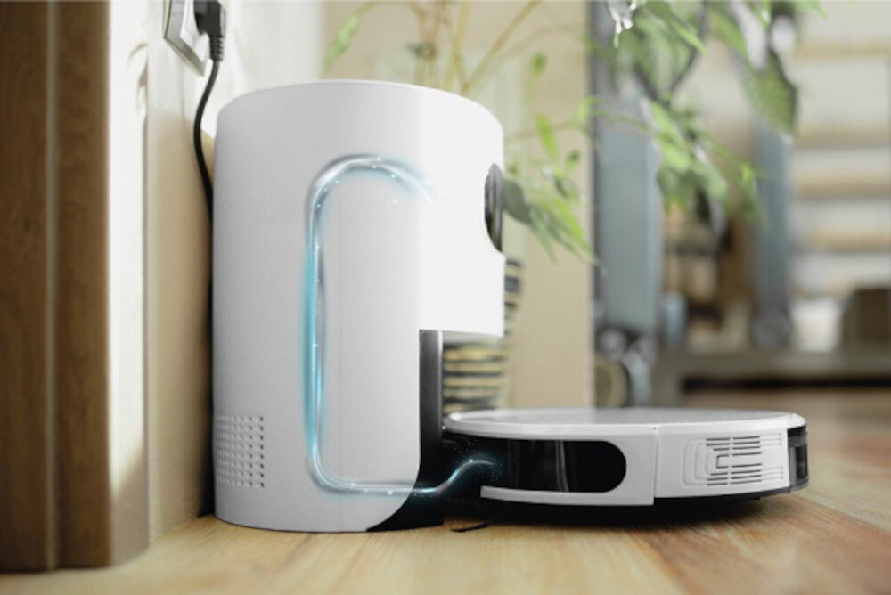 Robot sprzątający CONCEPT VR3350 2w1 Perfect Clean Automatyczne opróżnianie automatycznie usuwa brud worek pojemność lampka ostrzeżenie powiadomienie