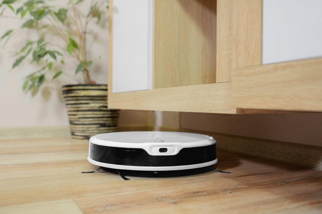 Robot sprzątający CONCEPT VR3350 2w1 Perfect Clean Mocny silnik BLDC bezszczotkowy silnik wydajny cichy niezawodny energooszczedny długa żywotność moc ssania 4 poziomy mocy dostosowanie tryb czyszczenie potrzeby