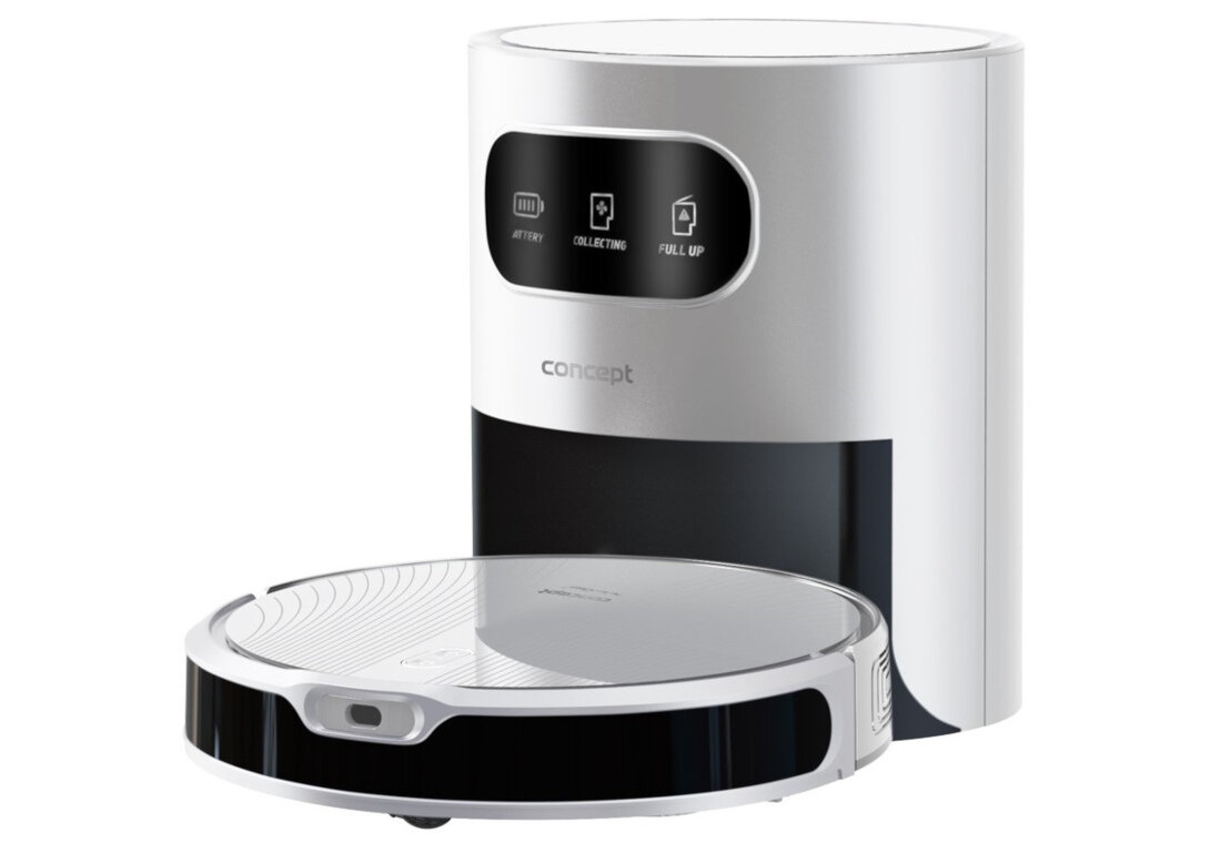 Robot sprzątający CONCEPT VR3350 2w1 Perfect Clean akumulator Li-Ion pojemność czas praca automatycznie wraca