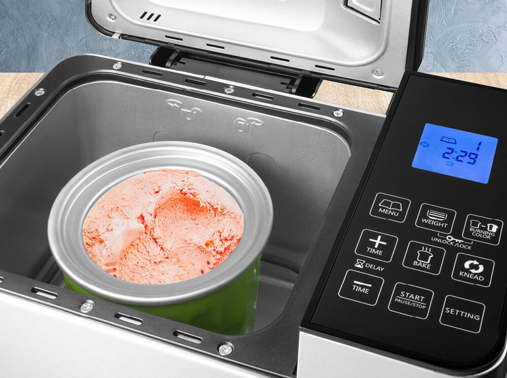 Wypiekacz do chleba CATLER BM 700 (35 x 29 x 22.5 cm) Świeże pieczywo o dowolnej porze Funkcja opóźnionego startu kilka kliknięć przygotowywanie możliwości codzienne gotowanie planowanie posiłków