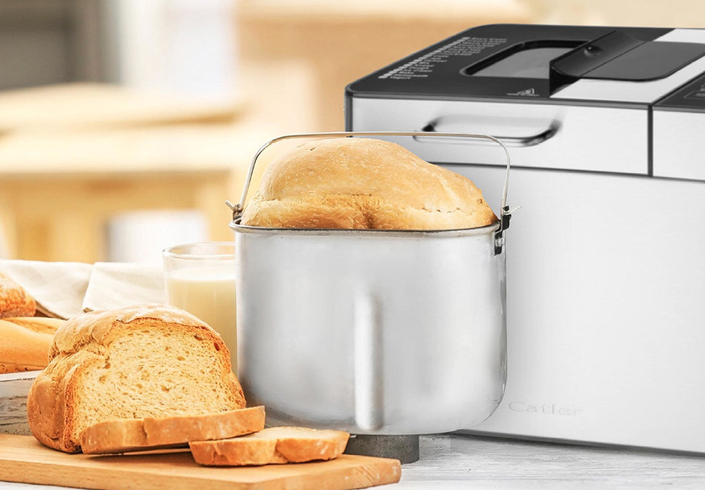 Wypiekacz do chleba CATLER BM 700 (35 x 29 x 22.5 cm) Ciepłe wypieki nawet po czasie funkcja podtrzymywania ciepła ciepły i aromatyczny wygoda i elastyczność