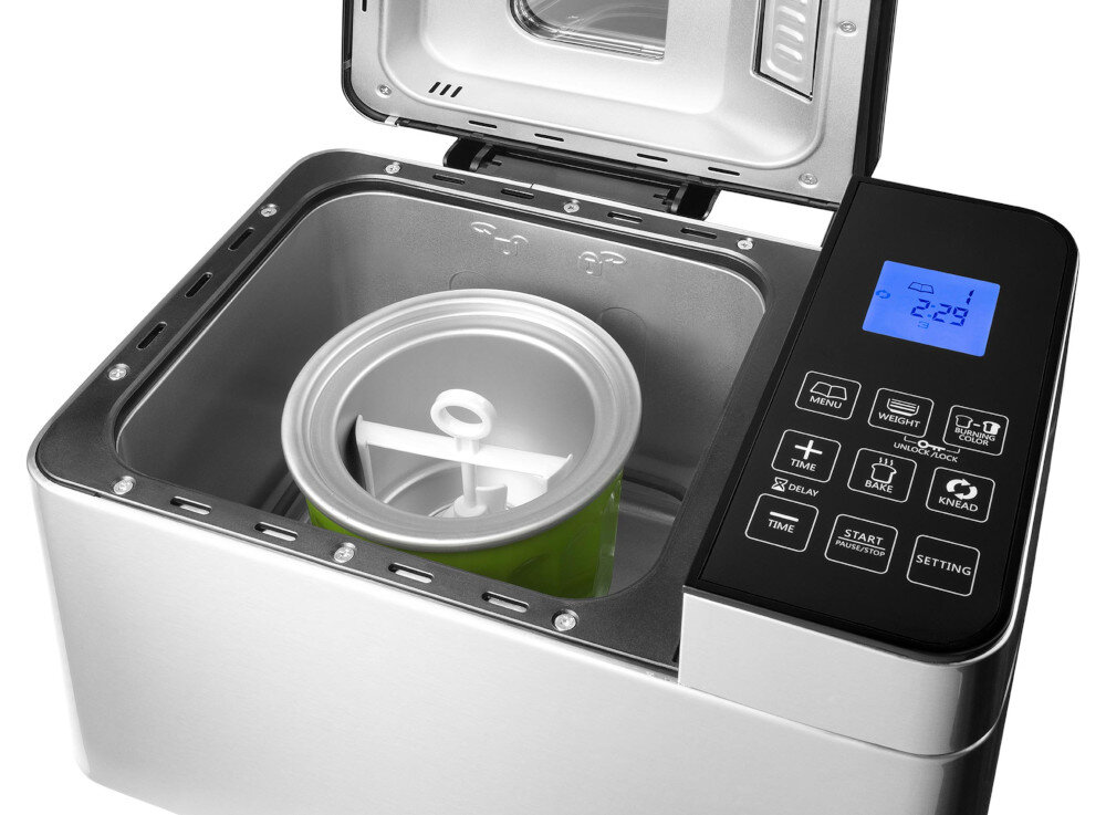 Wypiekacz do chleba CATLER BM 700 (35 x 29 x 22.5 cm) Trwałość i łatwość czyszczenia Wyjmowane naczynie nóż z odpornego aluminium z powłoką nieprzywierającą wysoka jakość