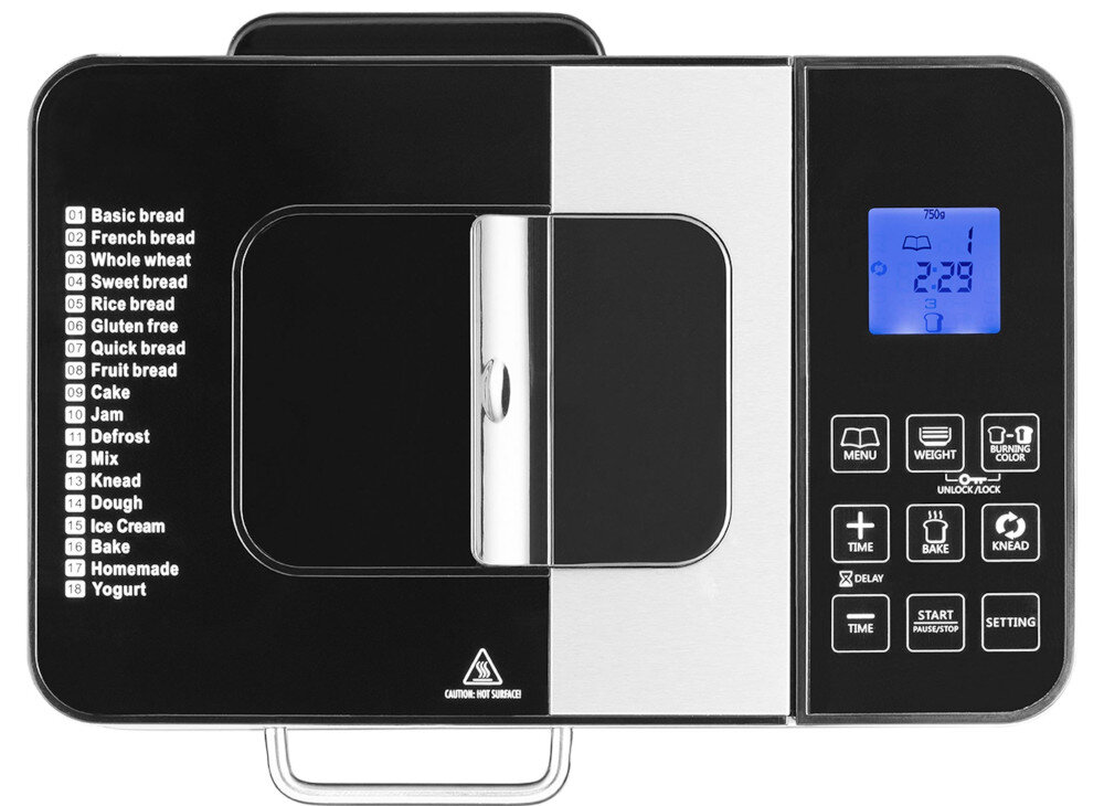 Wypiekacz do chleba CATLER BM 700 (35 x 29 x 22.5 cm) Dopasowanie do potrzeb waga potrzeby składniki czas