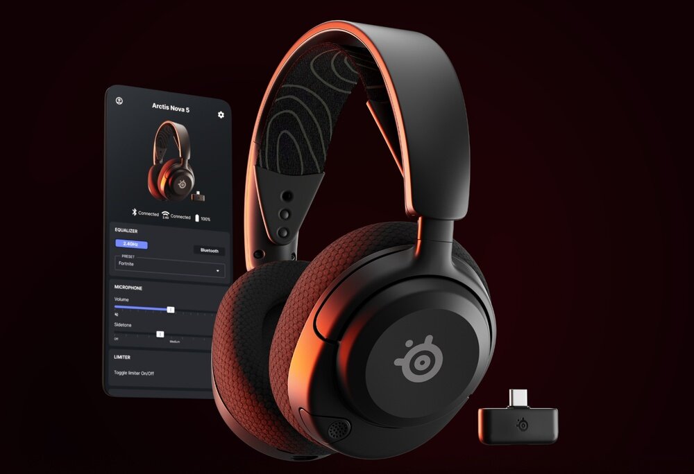 Опис бездротових навушників STEELSERIES Arctis Nova 5