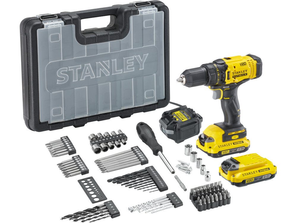 Wiertarko-wkrętarka akumulatorowa STANLEY SFMCD700D2A-QW zestaw