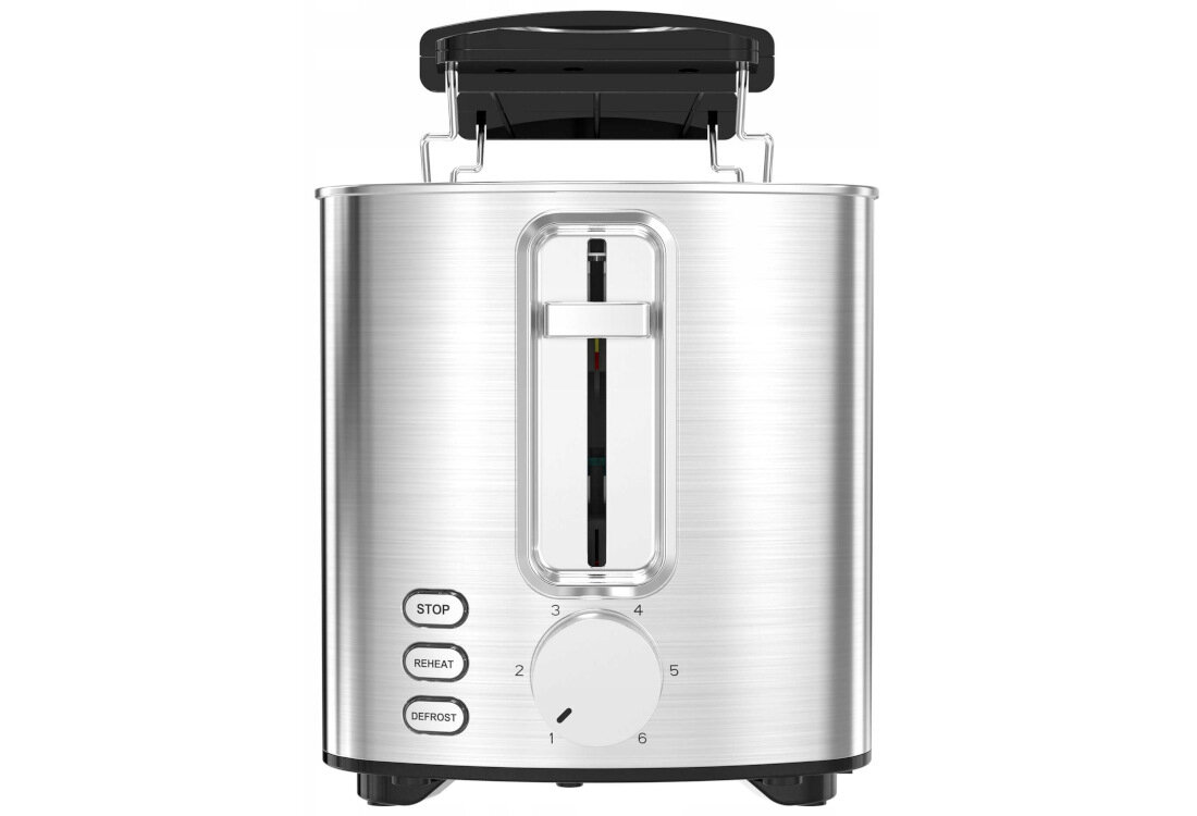Toster TURBOTRONIC TT-BF12 opcja odgrzewania tostów Tacka na okruchy czyszczenie tosty rozmrażania kawałków chleba Wszechstronny
