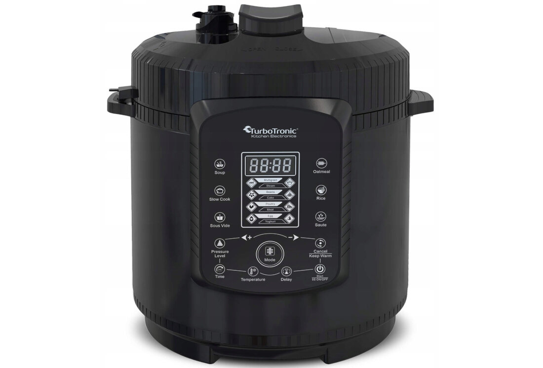 Szybkowar TURBOTRONIC TT-DPC9 Czarny Sous Vide Podtrzymywanie Ciepła Opóźniony Start smak