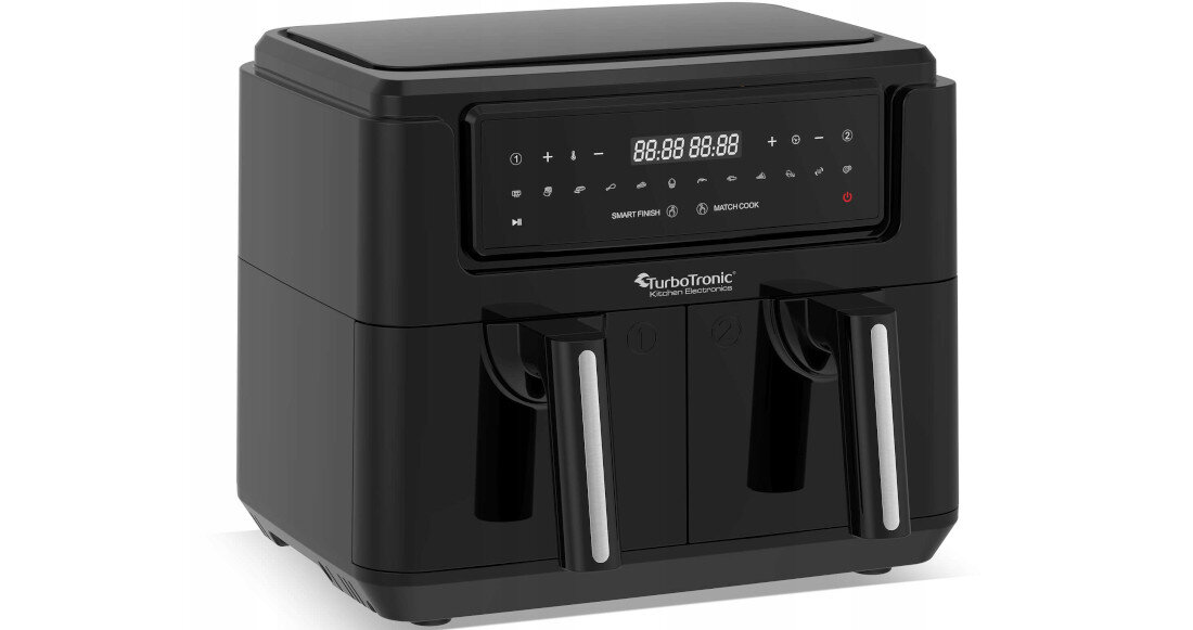 Frytkownica beztłuszczowa TURBOTRONIC TT-AF118 Czarny Air Fryer abezpieczenie przed przegrzaniem bezpieczeństwo użytkowanie