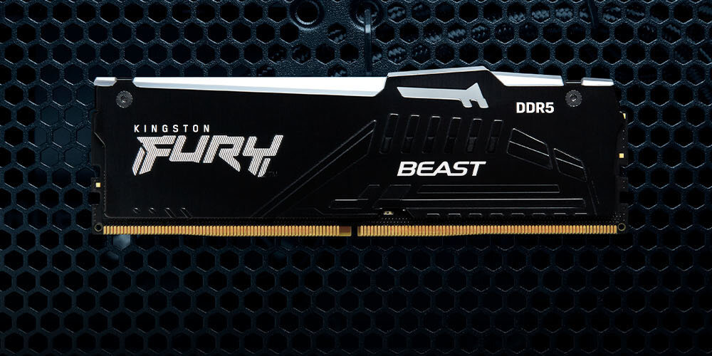 Pamięć RAM KINGSTON Fury Beast Black RGB XMP 32GB (2x16GB) 6000MHz radiator kolor chłodzenie
