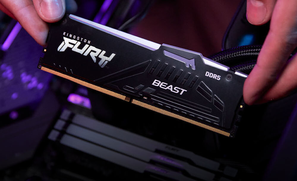Pamięć RAM KINGSTON Fury Beast Black RGB XMP 32GB (2x16GB) 6000MHz przeznaczenie zalety cechy kompatybilność