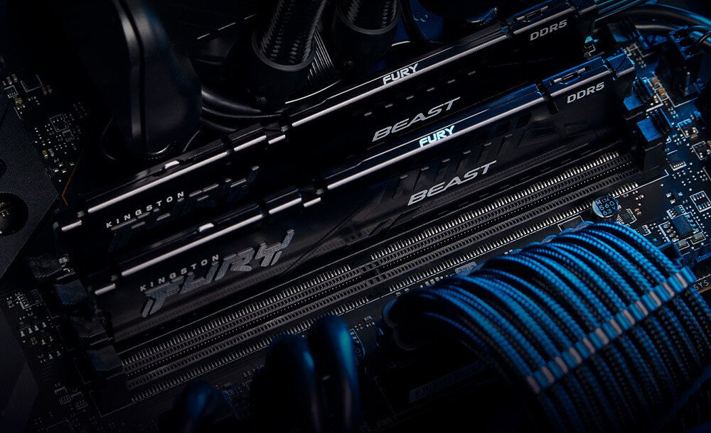 Pamięć RAM KINGSTON Fury Beast Black XMP 32GB (2x16GB) 6000MHz opis