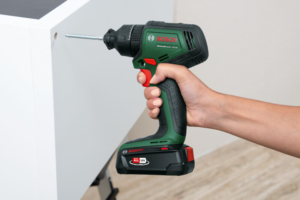 Wiertarko-wkrętarka BOSCH AdvancedImpact 18V-80 06039E2100 z udarem wszechstronna wydajna zaawansowana dla kazdego