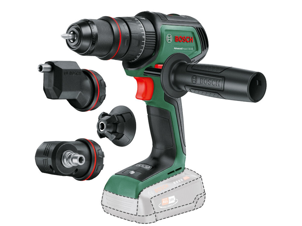 Wiertarko-wkrętarka BOSCH AdvancedImpact 18V-80 06039E2103 z udarem zestaw