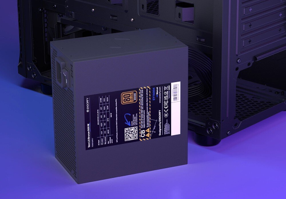 Komputer MAD DOG PAGOS2-A01DR16 R5-5600 16GB RAM 1TB SSD GeForce RTX4060 zasilacz moc sprawność certyfikat