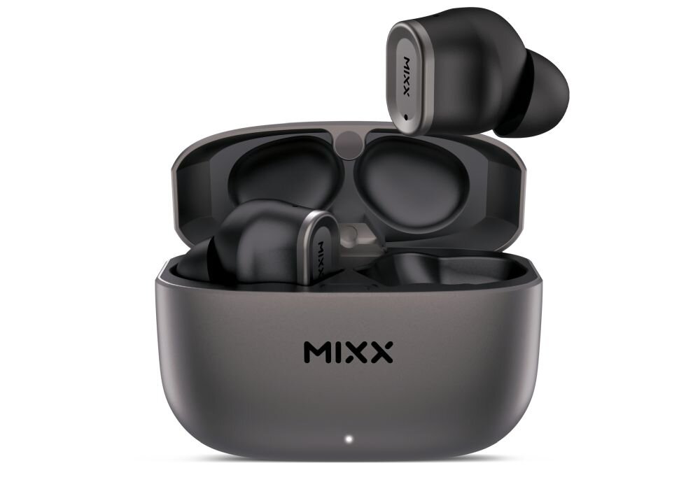 Słuchawki MIXX StreamBuds Custom 2 sterowanie etui gesty regulacja glosnosci asystent