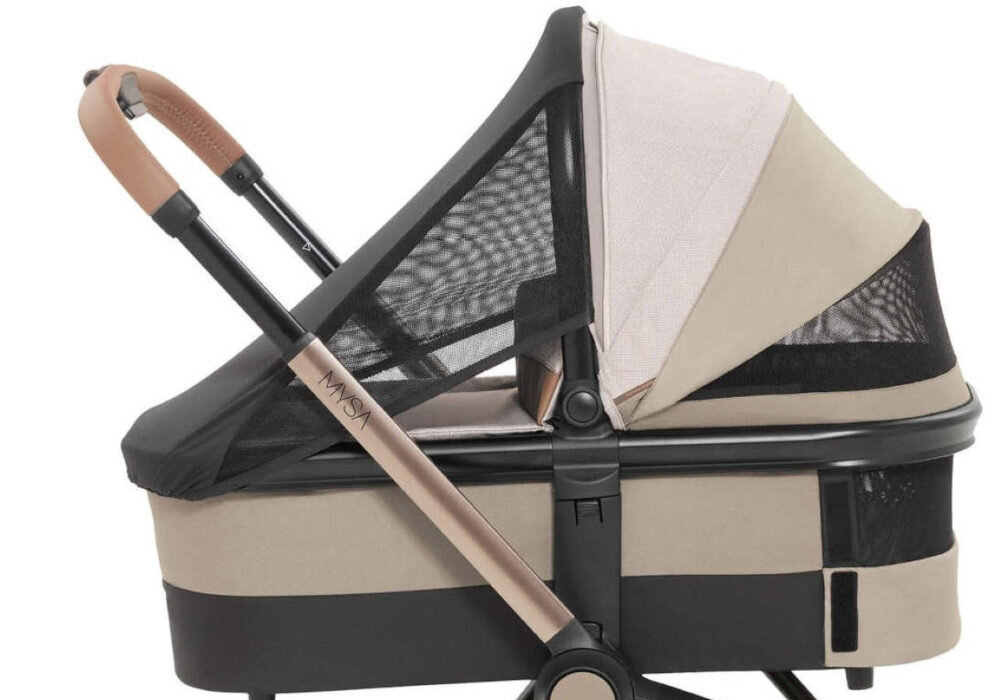 Gondola CHICCO Mysa Amber Glow osłona przeciwwiatrowa markiza cień prywatność filtr UV50+ ochrona