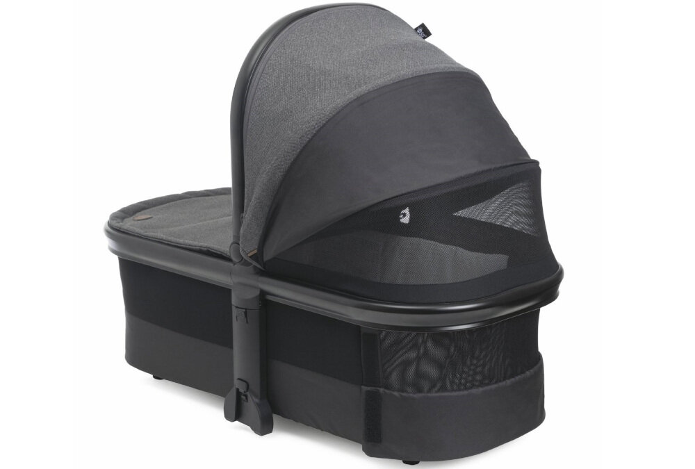 Gondola CHICCO Mysa Black Satin System cyrkulacji powietrza dwa siateczkowe otwory