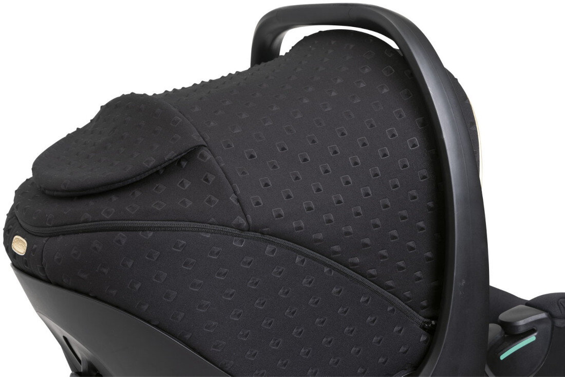 Fotelik samochodowy CHICCO Kory Plus Re Lux (0-13 kg) Czarny Daszek UV50+ wodoodporny przeciwdeszczowy okienko