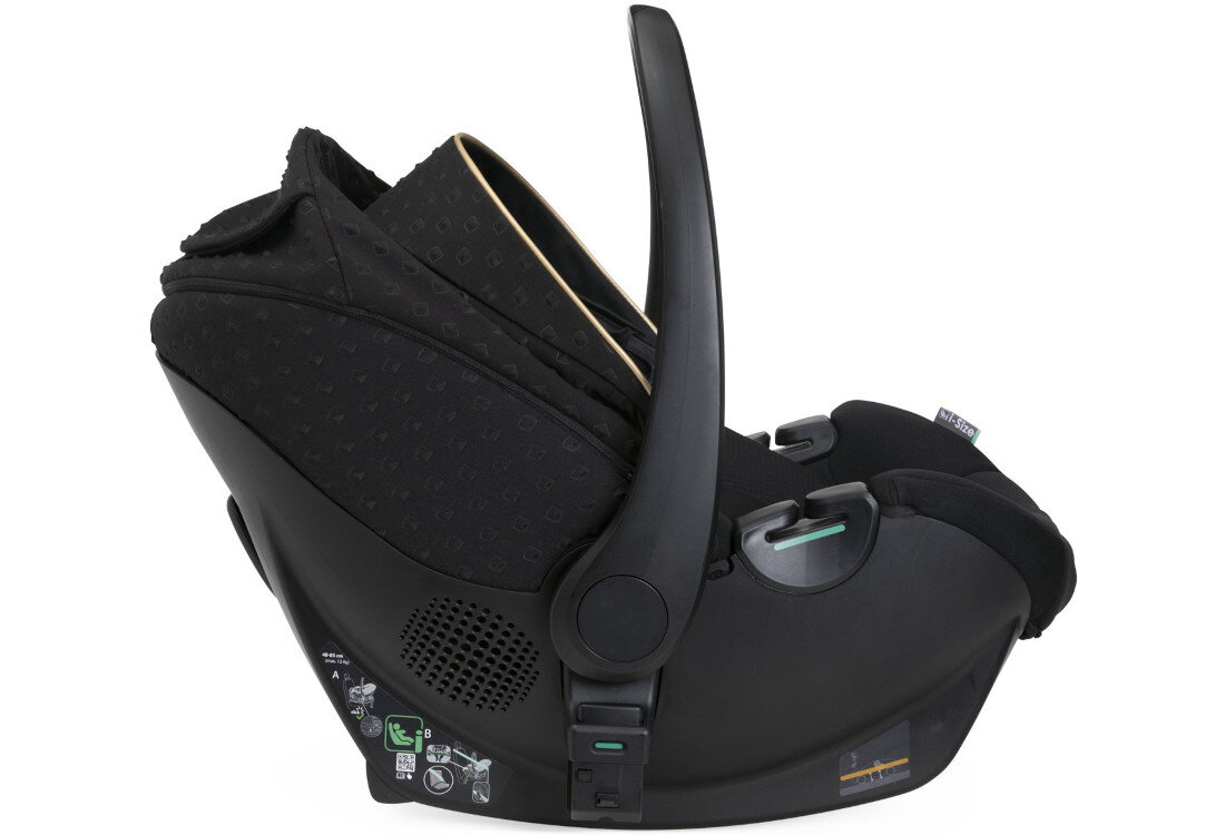 Fotelik samochodowy CHICCO Kory Plus Re Lux (0-13 kg) Czarny wskawki 3D mesh sześciokrotnie większy przepływ powietrze