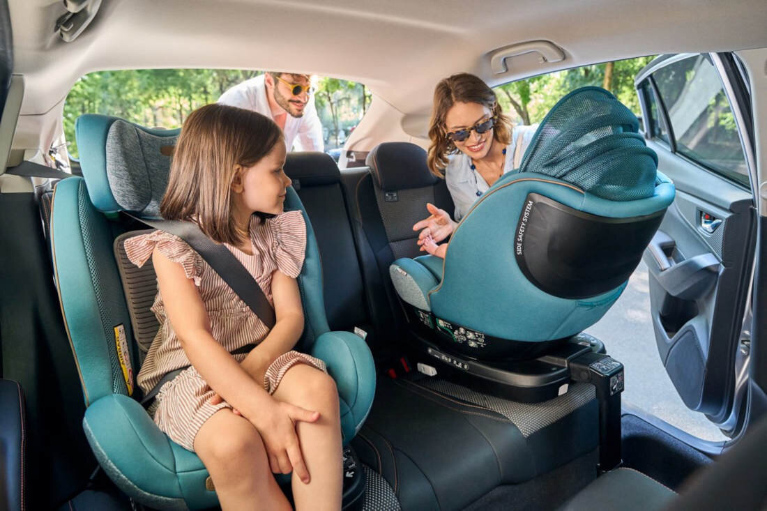 Fotelik samochodowy CHICCO Seat3Fit I-Size Air (0-25 kg) Czarny pozycje nachylenie oparcie regulacja wygoda wzrost