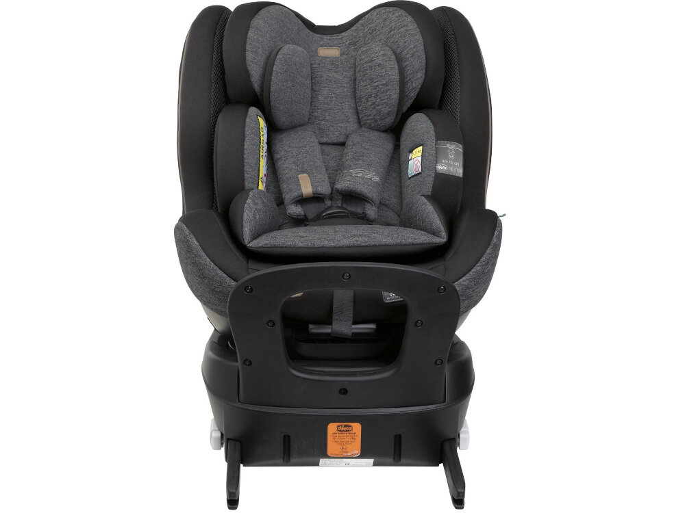 Fotelik samochodowy CHICCO Seat3Fit I-Size Air (0-25 kg) Czarny Technologia pocenia siatka 3D system cyrkulacji powietrza redukcja pocenia lepsza wentylacja komfort