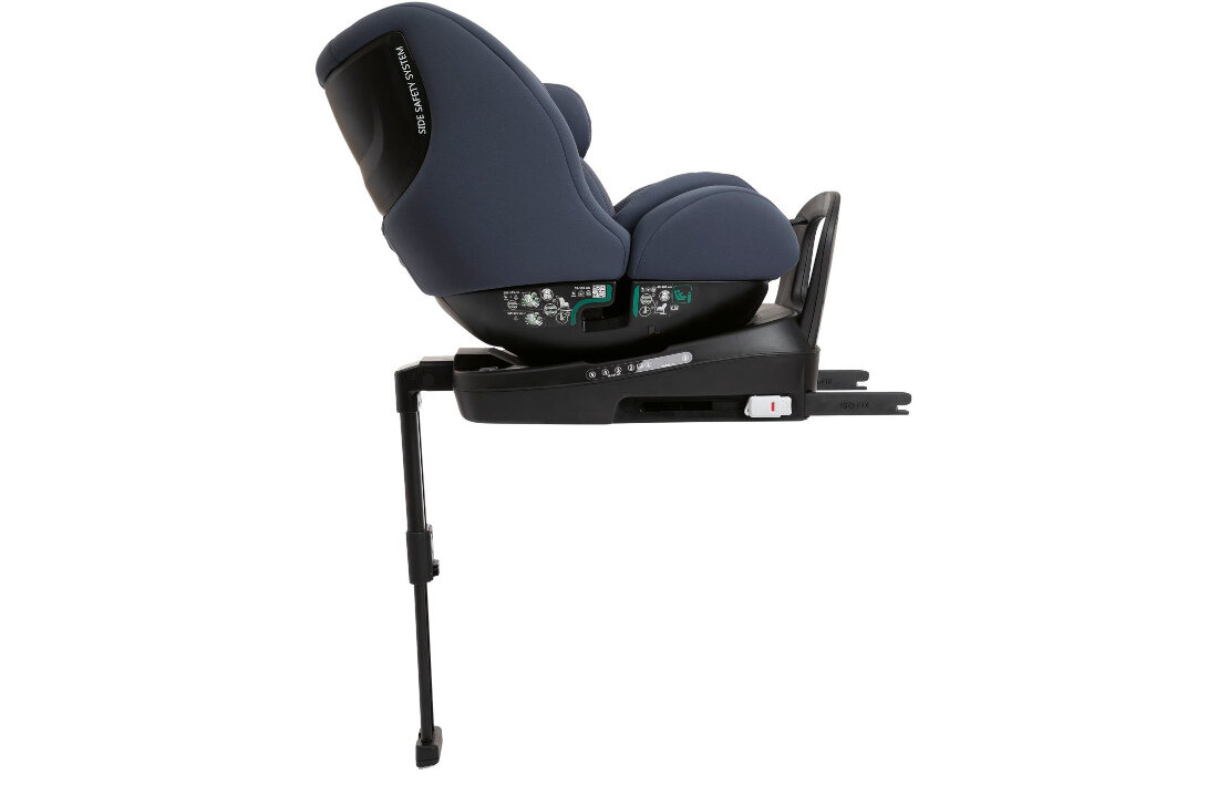 Fotelik samochodowy CHICCO Seat3Fit I-Size (0-25 kg) Czarno-szary Montaż tyłem wzrost zakres 5-punktowe pasy
