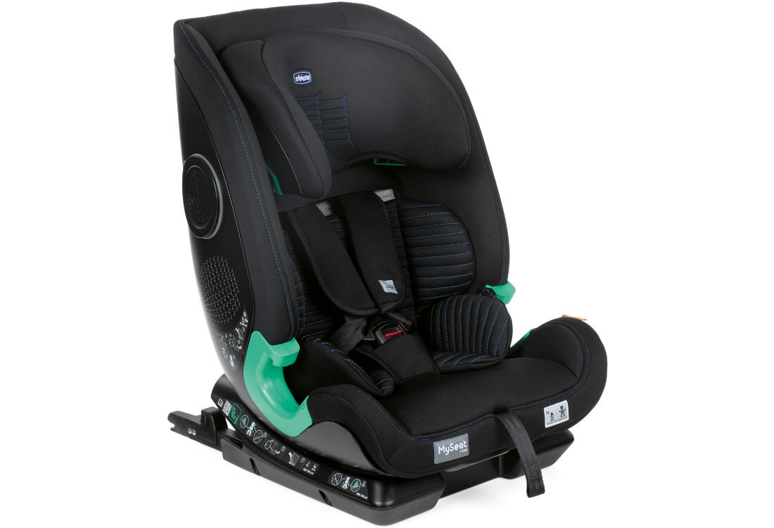 Fotelik samochodowy CHICCO MySeat I-Size Air (9-36 kg) Czarny Funkcje bezpieczeństwa system ochrony Side Safety System ochrona Isofix
