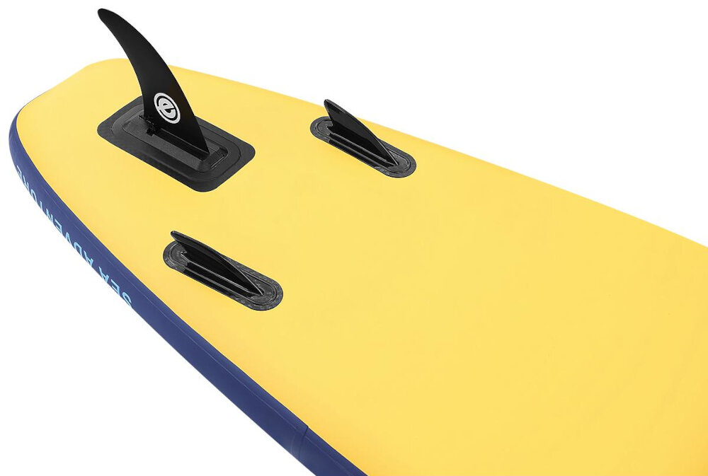Deska SUP ENERO 1054063 320 x 76 x 15 cm trzy pletwy wytrzymaja silne naprezenia waga uzytkownika do 145 kg dla poczatkujacych i zaawansowanych uzytkownikow