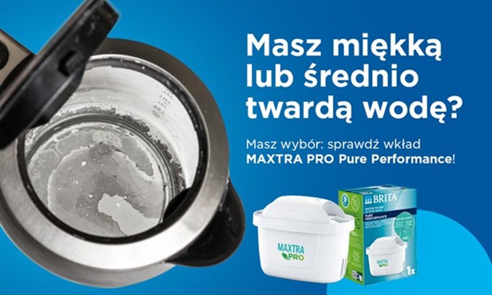 Wkład filtrujący BRITA Maxtra Pro Hard Water Expert (3 szt.) do miękkiej i średnio twardej wody, smaczna i czysta woda