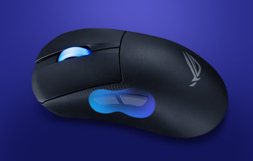 Mysz ASUS ROG Keris II Ace 5G - Rozmieszczenie przycisków