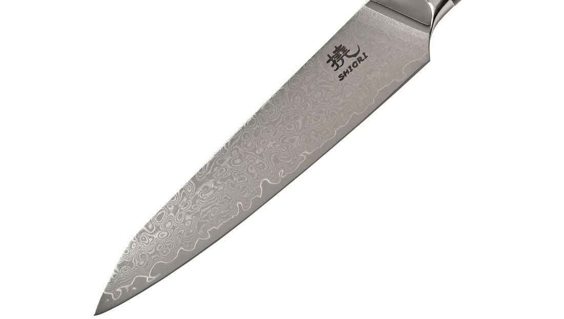 Nóż SHIORI Hiashi Muro ostrość trwałość twardość HRC wysoka jakość stal właściwości