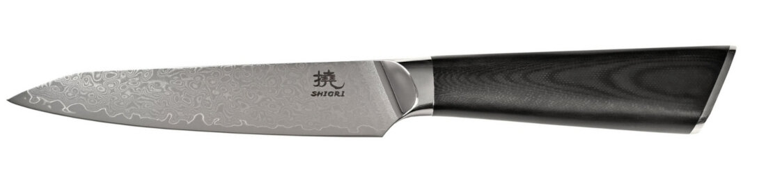 Nóż SHIORI Hiashi Muro Wszechstronność nóż uniwersalny cięcie obieranie czyszczenie długość ostrza wygoda użytkowania składniki