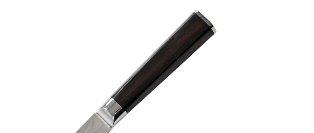 Nóż SHIORI Sashimi Nagai Elegancka rękojeść wysoka jakość wykonanie czarne drewno hebanowe Ergonomiczny kształt komfortowy uchwyt kontrola